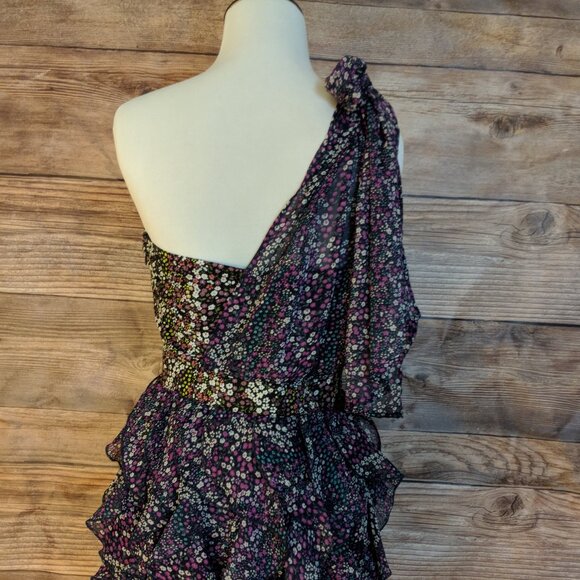 Fun floral One Shoulder dress - Picture 3 of 6